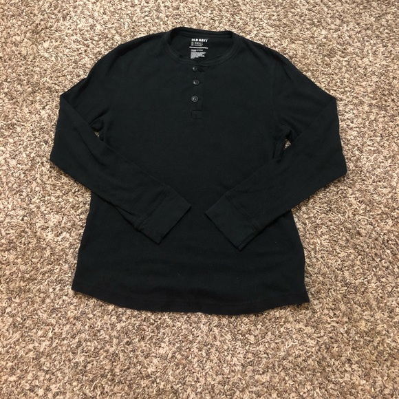 Old Navy Thermal Henley Shirt - Picture 2 of 3